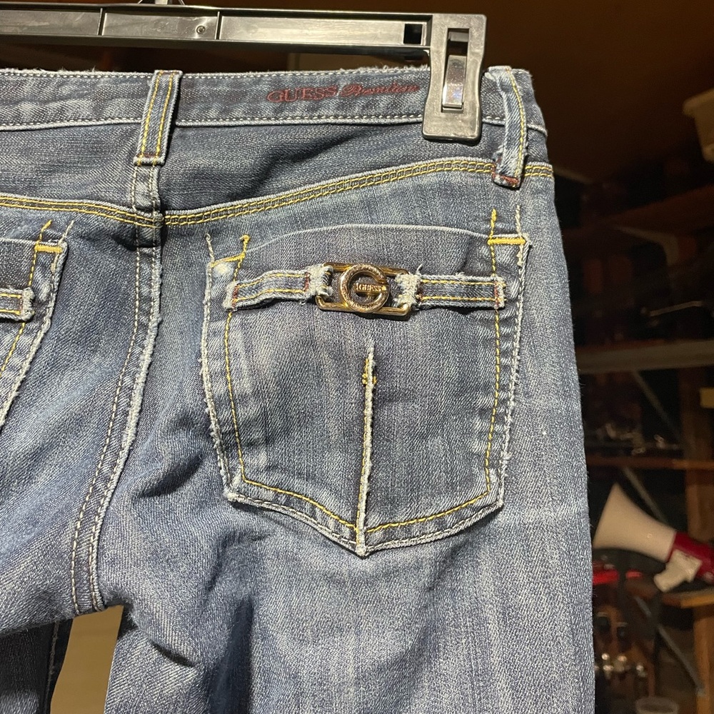 Guess jeans with gem on butt